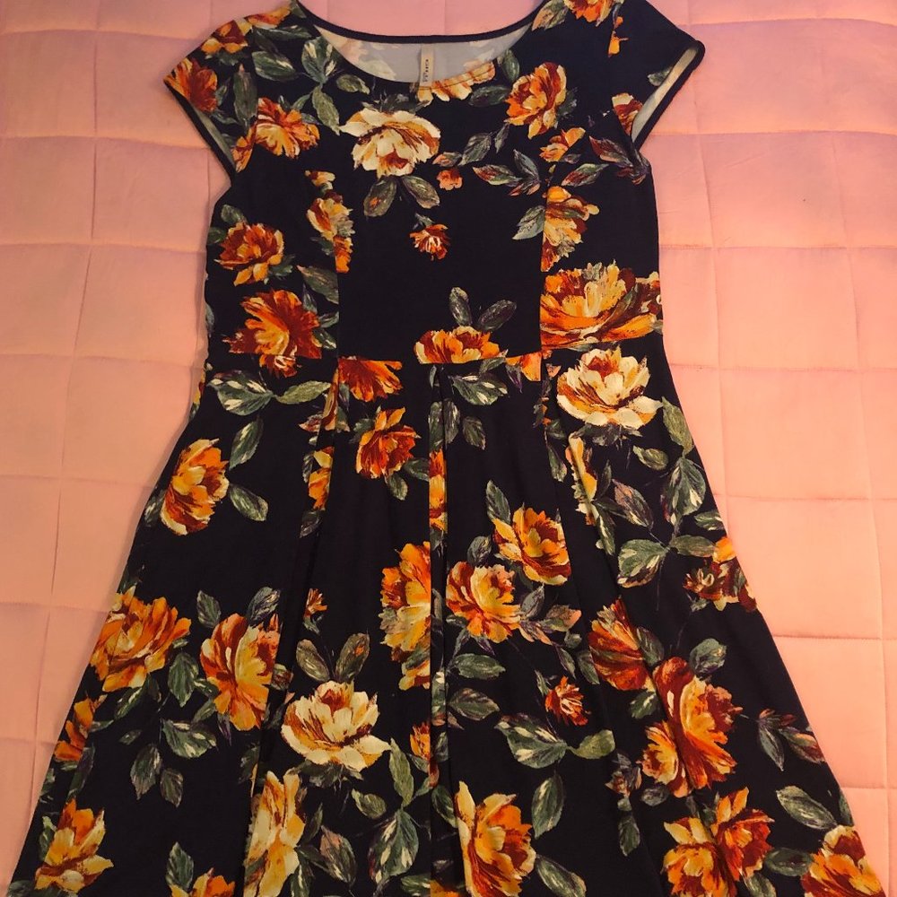 Modcloth x Gilli - Fresh Feedback A-Line Dress (L)